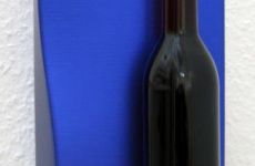 Faltschachtel Skultur 2er azurblau